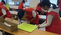 我院师生党员暖心布置考研自修室