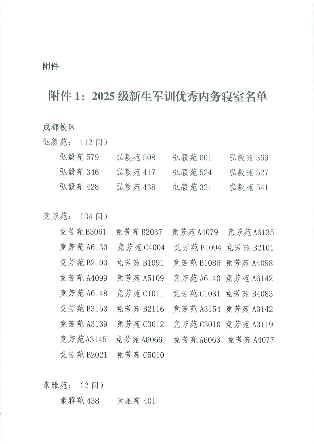 成都外国语学院关于表彰2025级学生军训优秀内务寝室、优秀学员及优秀教官的决定_03(1)(1)